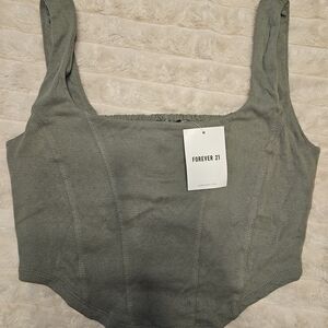 FOREVER 21 Women's Green Top